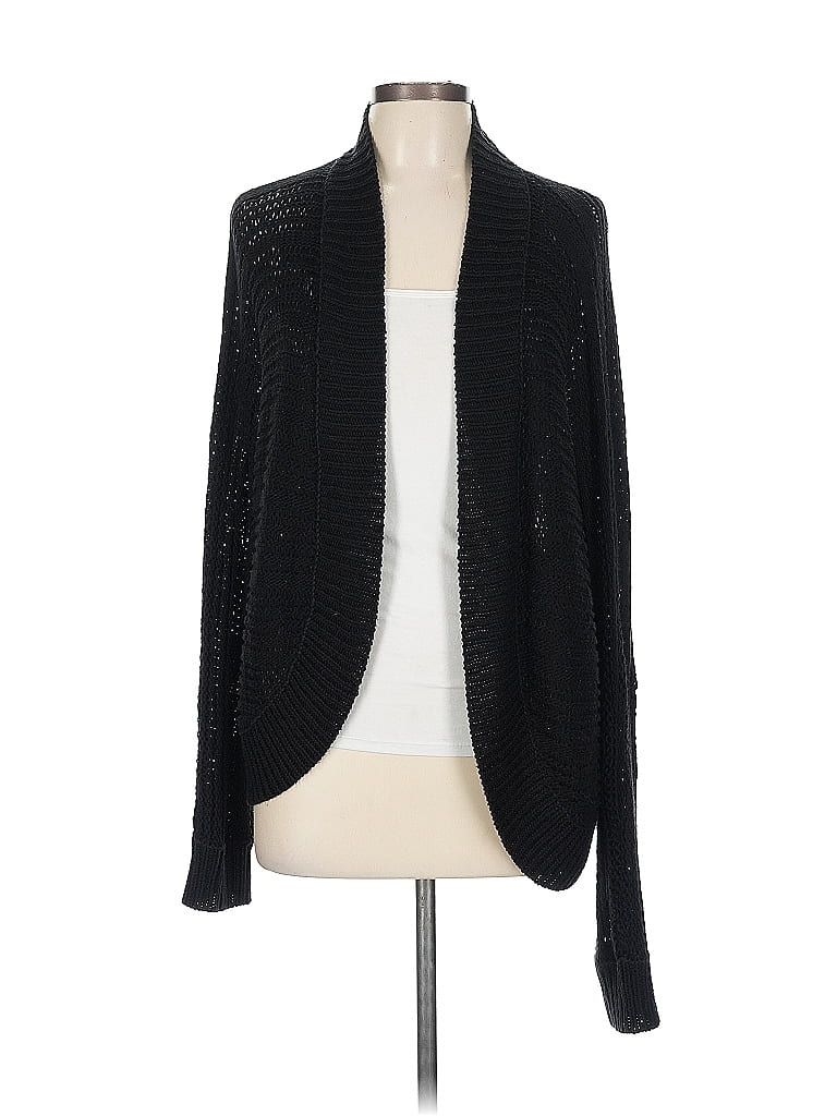 Pre-owned Chico's Cardigan Sweater In Black
