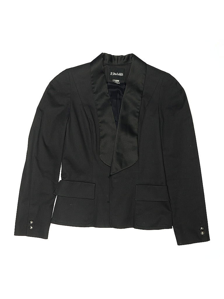Pre-owned Assorted Brands Kids' Blazer Jacket In Black