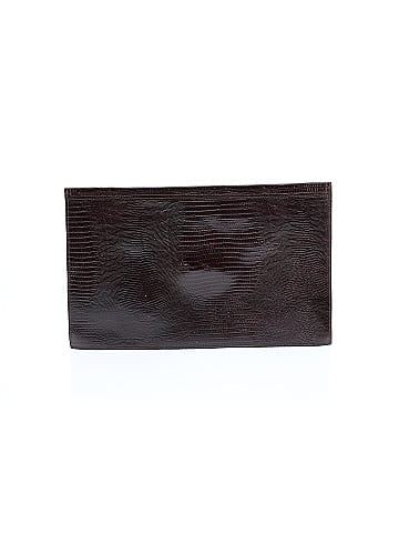 Jacaranda Leather Clutch (view 2)