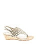 Kelly & Katie Silver Gold Wedges Size 8 - photo 1