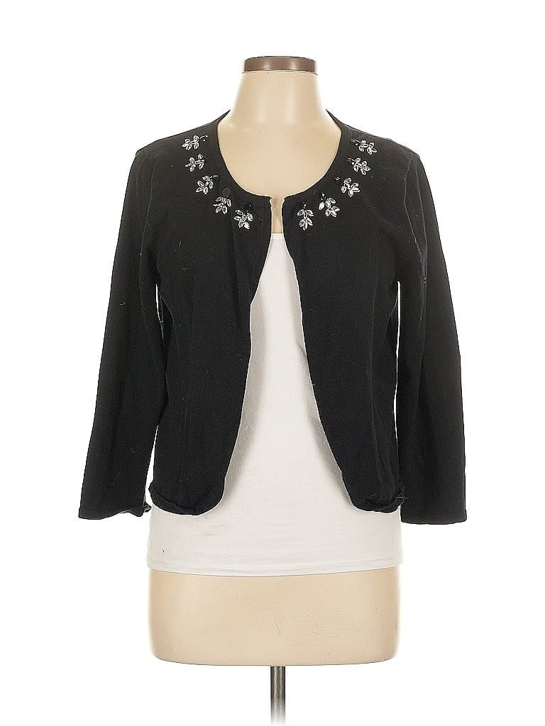 Pre-owned Cable & Gauge Kimono In Black