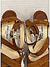 Jimmy Choo 100% Suede Solid Brown Suede Sandals Size EU 37 - photo 6