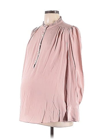 HATCH X J.Crew 3/4 Sleeve Silk Top (view 1)