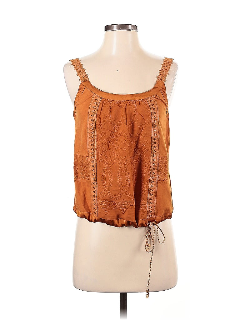 Tiny 100% Cotton Brown Tank Top Size XS - photo 1