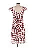 Speechless 100% Polyester Polka Dots Burgundy Cocktail Dress Size 11 - photo 2