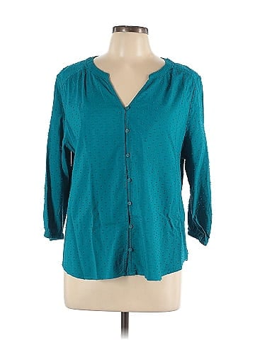 Croft & Barrow 3/4 Sleeve Blouse (view 1)