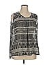 Collective Concepts 100% Polyester Silver Sleeveless Blouse Size 1X - photo 1