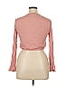 Ambiance 100% Rayon Pink Long Sleeve Blouse Size XL - photo 2