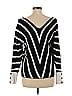Unbranded Stripes Black Pullover Sweater Size M - photo 2