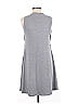 Spense Solid Gray Casual Dress Size M - photo 2