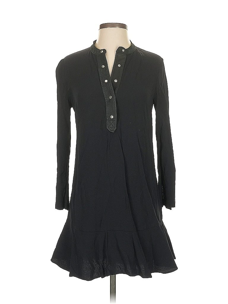 Pre-owned A.l.c 3/4 Sleeve Blouse In Black