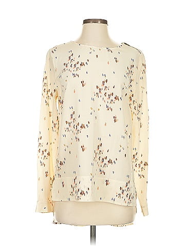 Fossil Long Sleeve Silk Top (view 1)