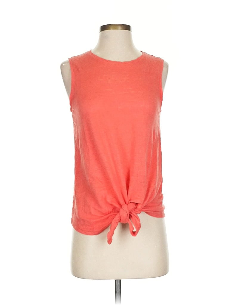 Pre-owned Banana Republic Sleeveless T-shirt In Orange