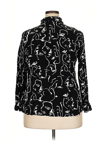 Big Dart Long Sleeve Blouse (view 2)