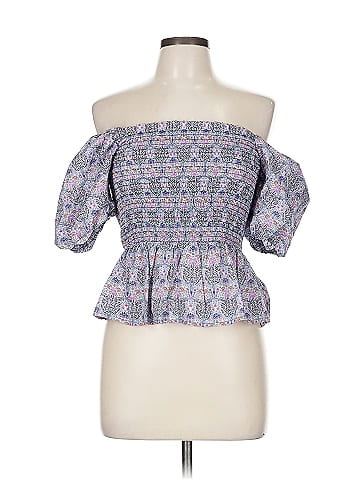 Liberty Art Fabrics for J.Crew Short Sleeve Blouse (view 1)