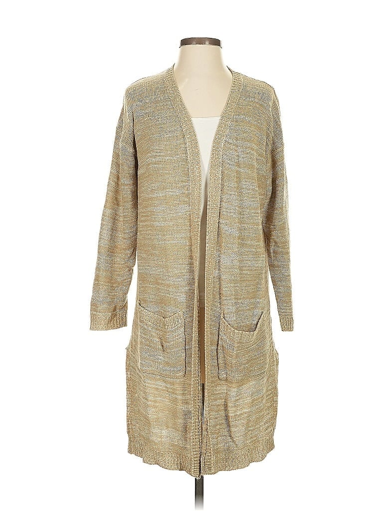 Pre-owned Assorted Brands Cardigan Sweater In Brown