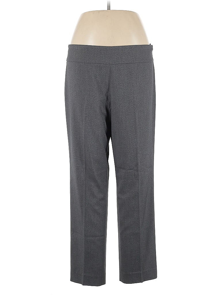 Pre-owned Nic + Zoe Dress Pants In Gray
