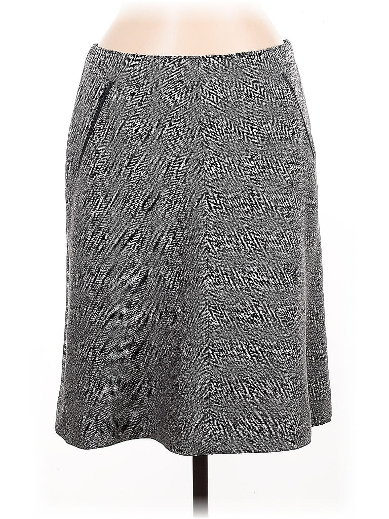 Pre-owned Banana Republic Wool Skirt In Gray