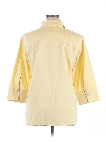 Foxcroft 3/4 Sleeve Button-Down Shirt (view 2)