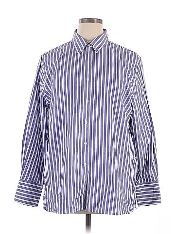 Foxcroft Long Sleeve Button-Down Shirt (view 1)
