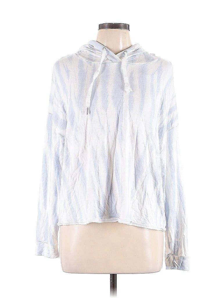 Pre-owned Rachel Zoe Tjx Pullover Hoodie In White