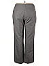 Le Suit 100% Polyester Chevron-herringbone Gray Dress Pants Size 16 - photo 2