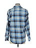 Frank & Eileen Plaid Blue Long Sleeve Button-Down Shirt Size XXS - photo 2