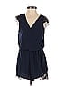Kimchi Blue 100% Polyester Solid Blue Romper Size XS - photo 1