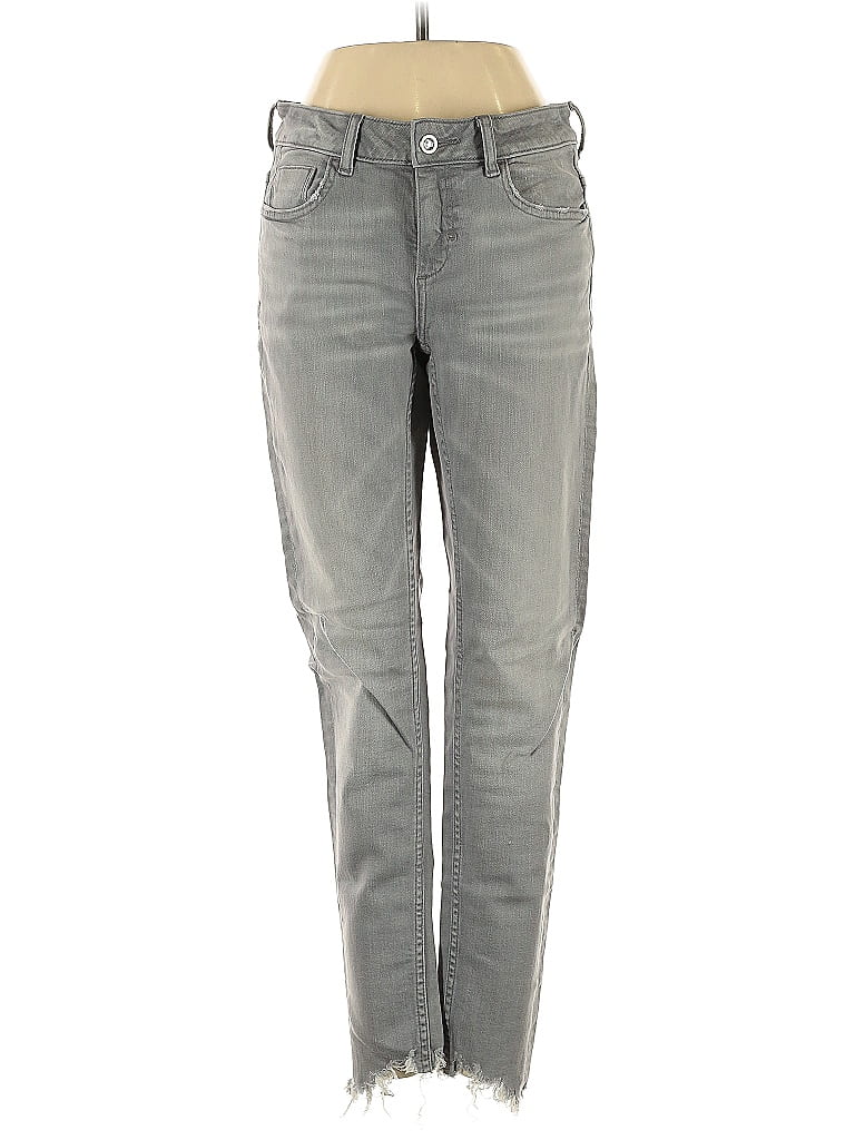 Pre-owned Zara Jeans In Gray