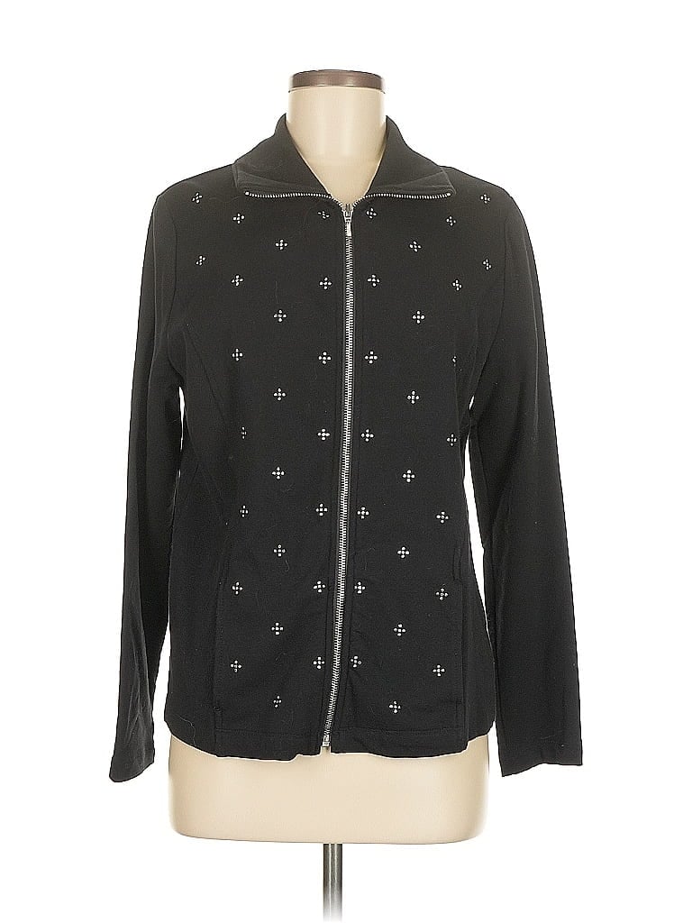 Pre-owned Zenergy By Chico's Jacket In Black