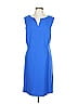 Marc New York Andrew Marc Color Block Blue Casual Dress Size 12 - photo 1