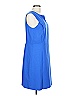 Marc New York Andrew Marc Color Block Blue Casual Dress Size 12 - photo 4