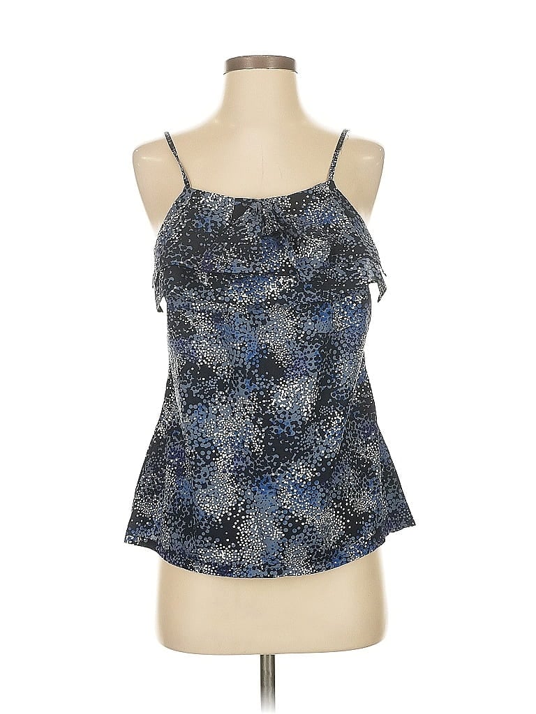 Pre-owned Banana Republic Factory Store Sleeveless Blouse In Blue