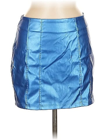Bailey Rose Faux Leather Skirt (view 1)