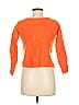 LA MAILLE SEZANE Paris 100% Polyester Orange Cardigan Size M - photo 2