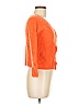 LA MAILLE SEZANE Paris 100% Polyester Orange Cardigan Size M - photo 4