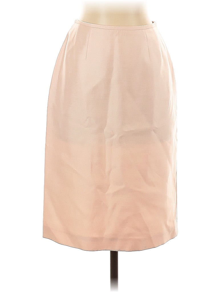 Pre-owned Tahari By Asl Wool Skirt In Pink