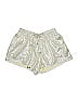 Heartloom 100% Polyester Metallic Gold Shorts Size S - photo 1