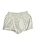 Heartloom 100% Polyester Metallic Gold Shorts Size S - photo 2