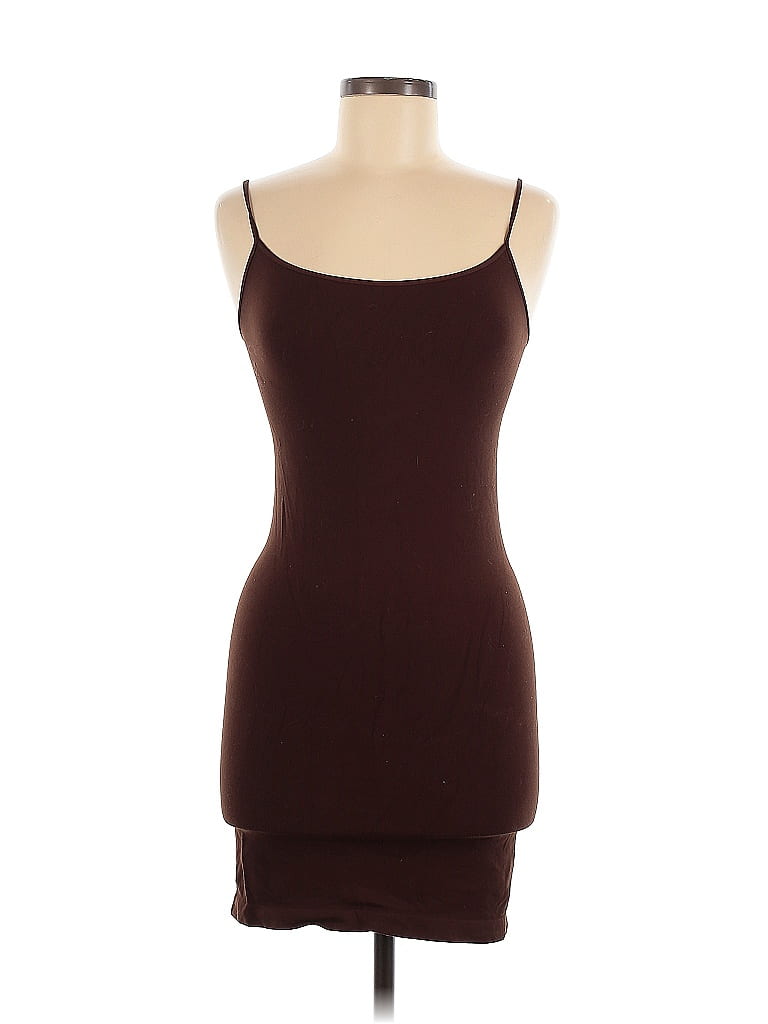 NikiBiki Seamless Long Tank Top – Super Soft Nylon/Spandex Jersey, Bra-Friendly Layering Essential (Orange Rust, One Size)