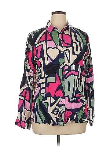 Big Dart Long Sleeve Blouse (view 1)