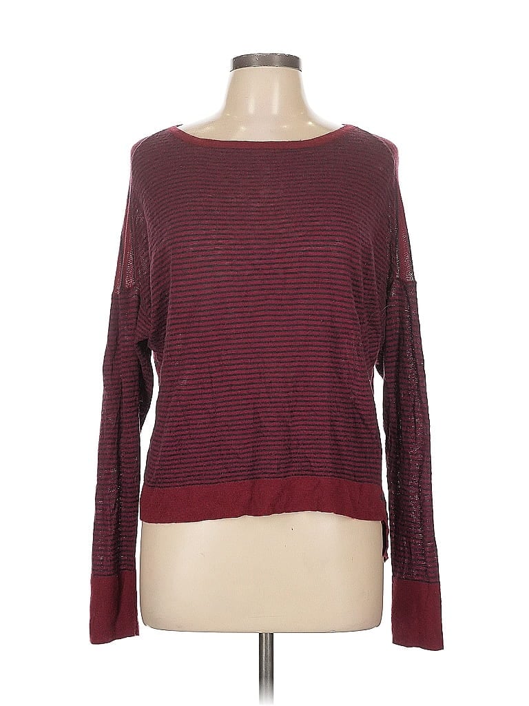 Pre-owned C&c California Pullover Sweater In Burgundy