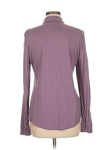 Ann Taylor LOFT Outlet Long Sleeve Button-Down Shirt (view 2)