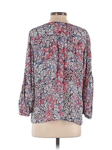Parker 3/4 Sleeve Silk Top (view 2)