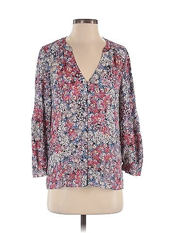 Parker 3/4 Sleeve Silk Top (view 1)