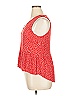 T by Talbots 100% Rayon Red Sleeveless Blouse Size XL - photo 5