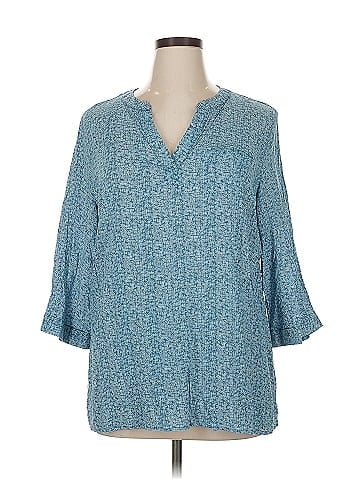 Ava Christine 3/4 Sleeve Blouse (view 1)