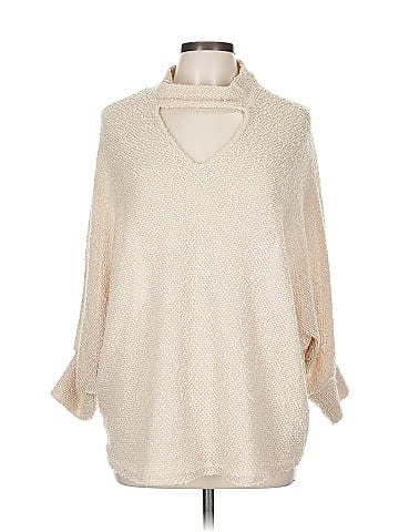 Peach Love Turtleneck Sweater (view 1)