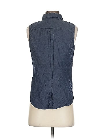 New York & Company Sleeveless Button-Down Shirt (view 2)