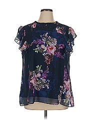 City Chic Short Sleeve Blouse